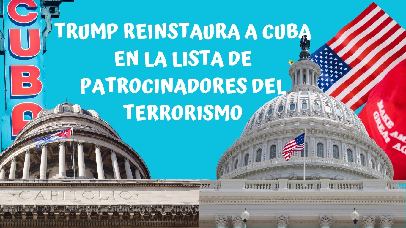 Trump Reinstaura a Cuba en la Lista de Patrocinadores del Terrorismo